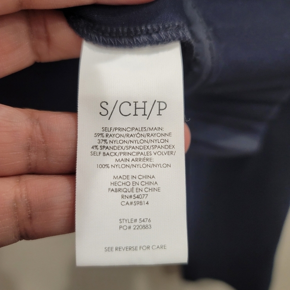 Small Midnight Blue CAbi Moto Chance Blazer Jacket - Picture 9 of 11